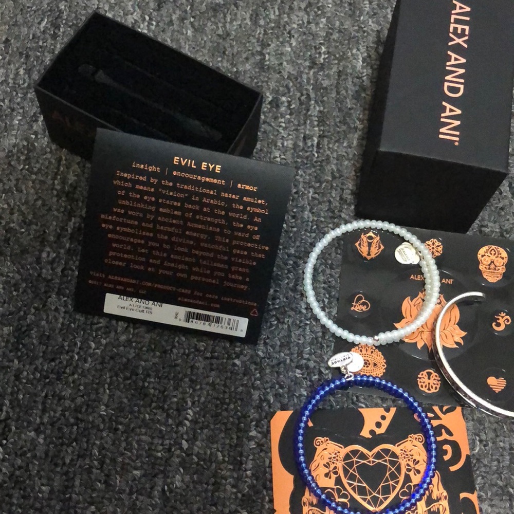 Alex and ani evil eye cuff set - Picture 5 of 8